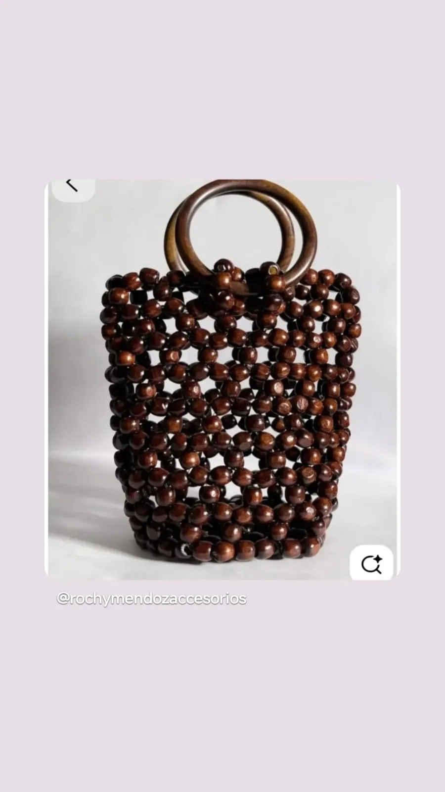 Bolso en madera reciclada